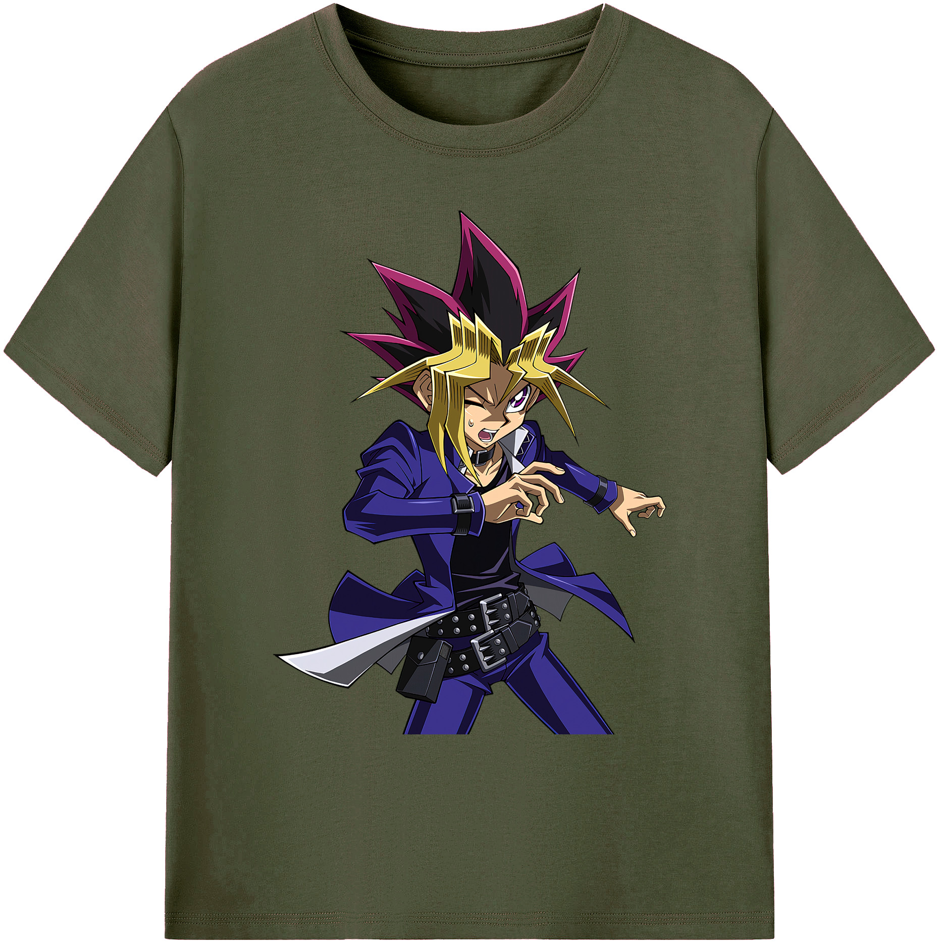 （画像用） 遊☆戯☆王 Yu-Gi-Oh! 綿100％ メンズ半袖Tシャツ｜肌触りやわらか＆通気性